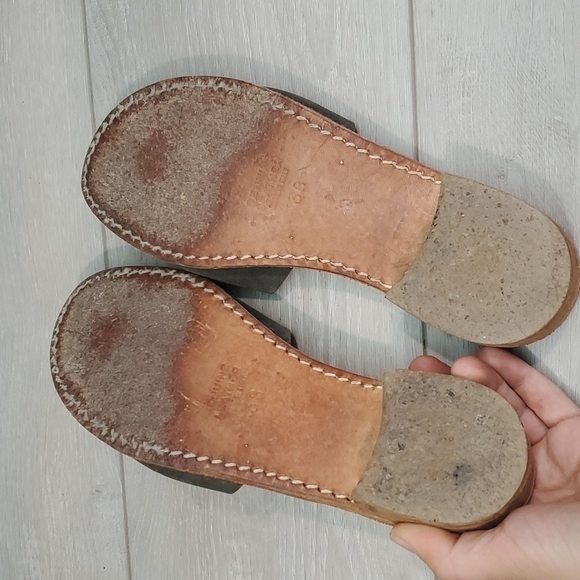 SAMUJI Womens Leather Sandals Boho Hobo shoes sz 38 US 8 - Picture 10 of 13